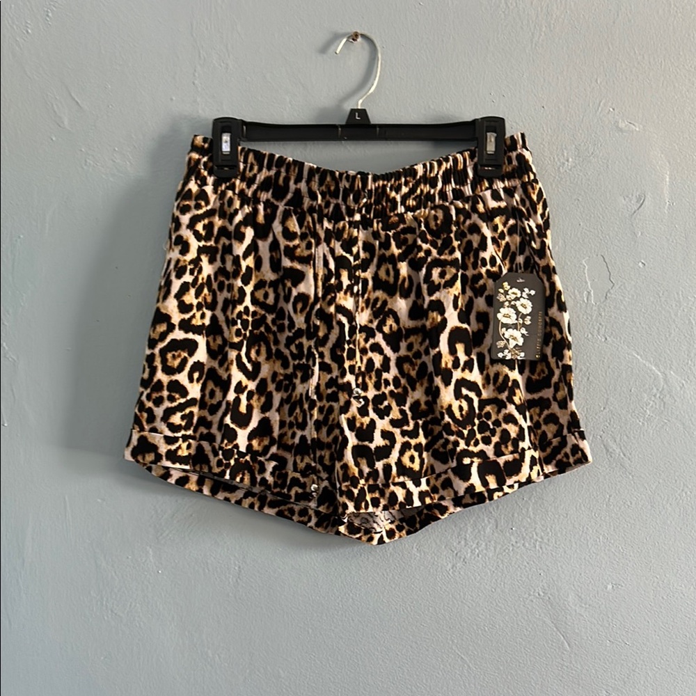 Leopard Print Women's Shorts